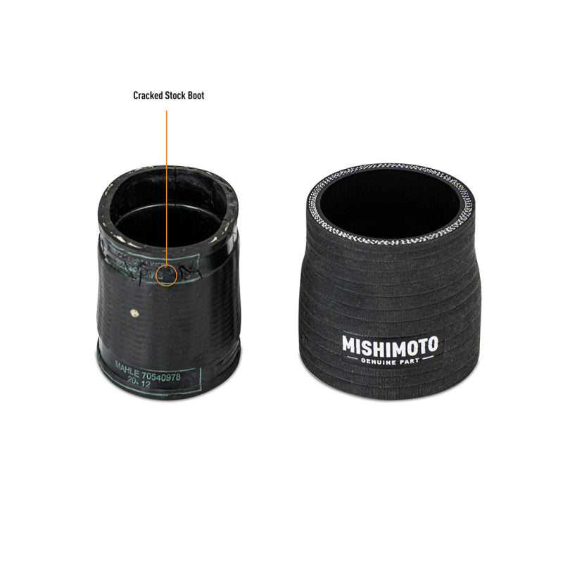 Mishimoto BMW F10 M5 Intercooler Pipe Kit Micro Wrinkle Black - Fits 12-16