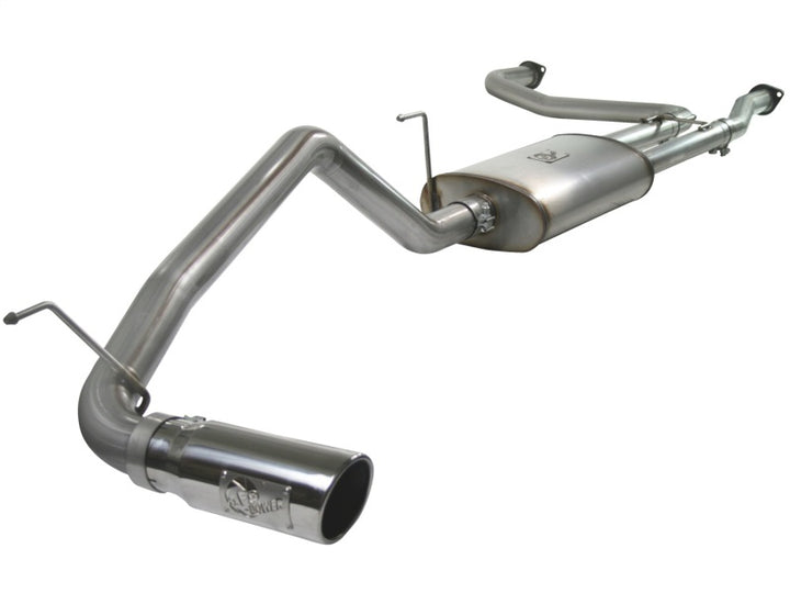 aFe MACHForce XP Exhaust Cat-Back for 2004–2012 Nissan Titan V8 5.6L – 2.5/3 in. SS–409 with Polished Tip