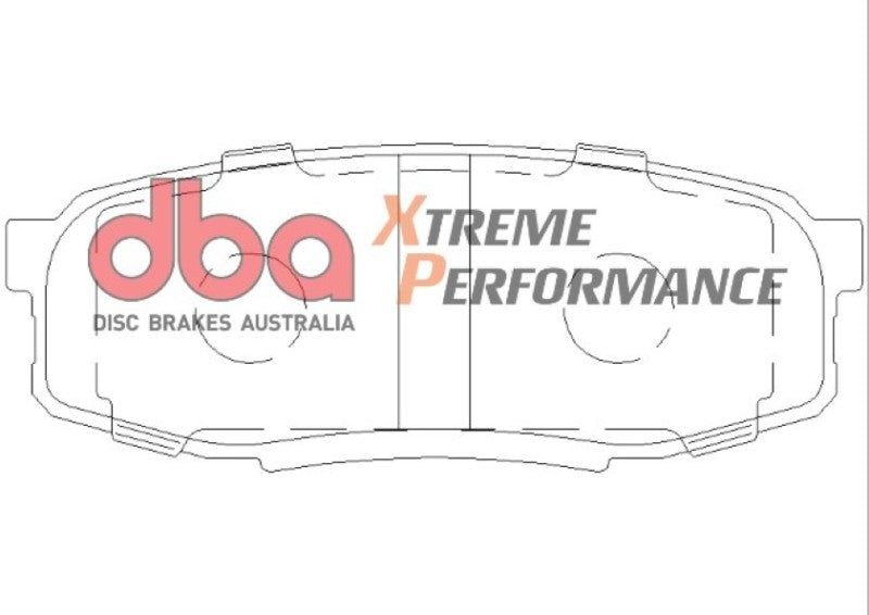 DBA XP650 Rear Brake Pads for 2015 Toyota Tundra - OneFastShop