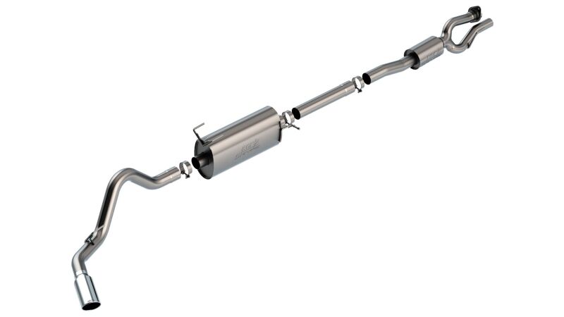 Borla Cat-Back Exhaust System with Silver Tip for F-250/F-350 Super Duty 7.3L V8 AT 2WD/4WD - 20-22 Ford F-250 Super Duty, F-350 Super Duty - OneFastShop