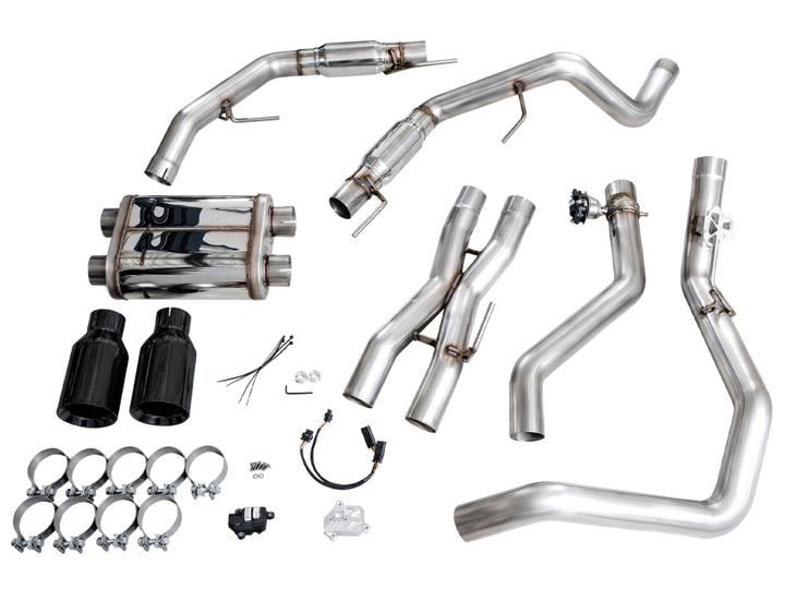 AWE Gen 3 Ford Raptor SwitchPath Exhaust with Diamond Black Tips - Fits 2021-2024 Ford F-150 Raptor - OneFastShop