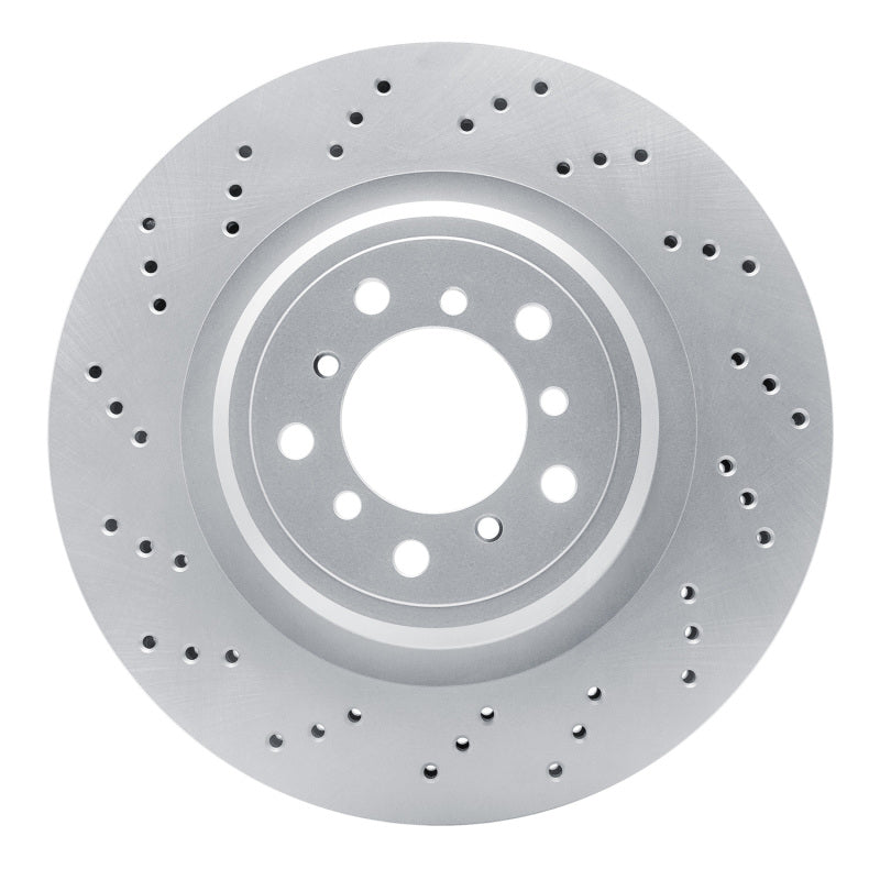 DFC GeoSpec Coated Drilled Left Front Brake Rotor 360mm - BMW 1 Series M / M3 2008-2013