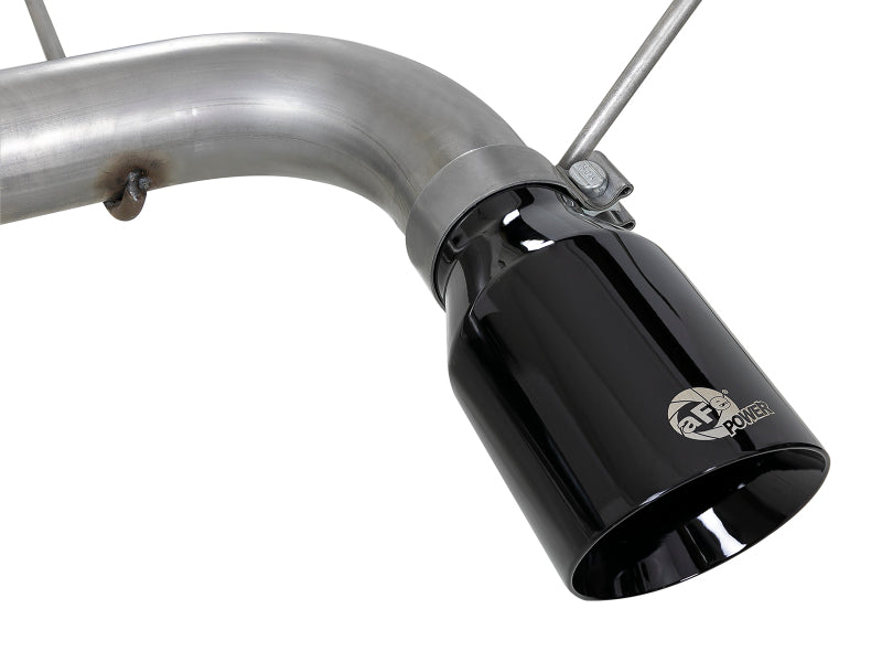 aFe Large Bore HD 3in 304 SS Cat-Back Exhaust Black Tips 14-19 Jeep Grand Cherokee WK2 V6-3.6L