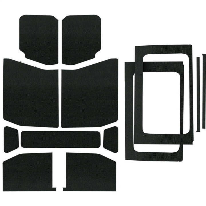 DEI 18-23 Jeep Wrangler JL 4-Door Boom Mat Headliner Kit 13 Piece Black