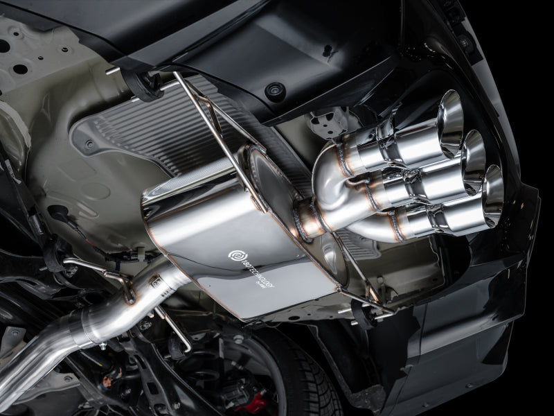 AWE Tuning Touring Edition Exhaust with Triple Chrome Silver Tips for 2024 Acura Integra Type S DE5