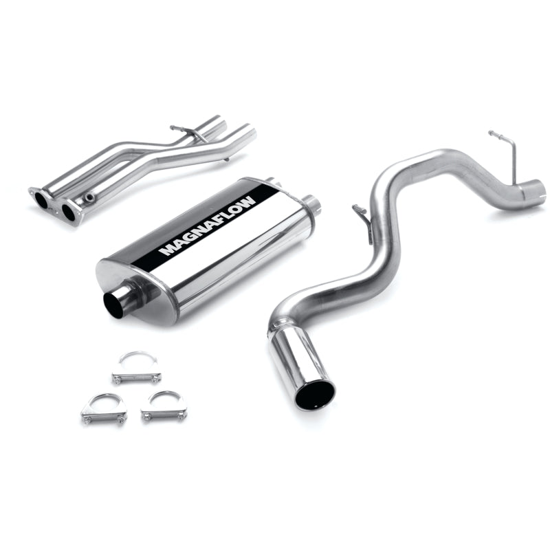 Magnaflow Stainless Performance Exhaust Dual Inlet Muffler for 1996-1999 Chevrolet Tahoe and GMC Yukon - OneFastShop