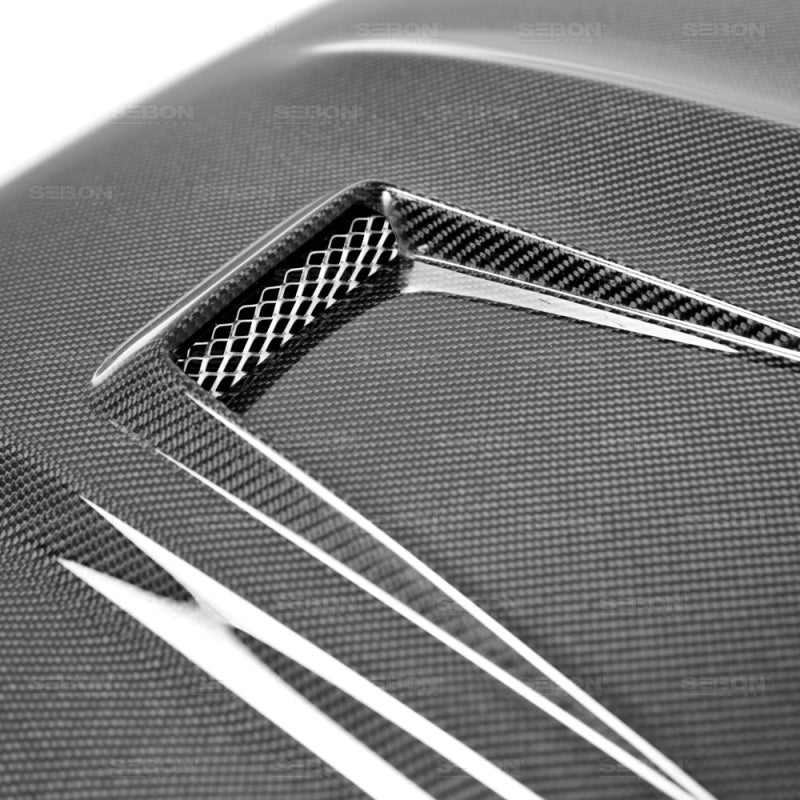 Seibon GT Style Carbon Fiber Hood for 12-14 Mercedes C-Class