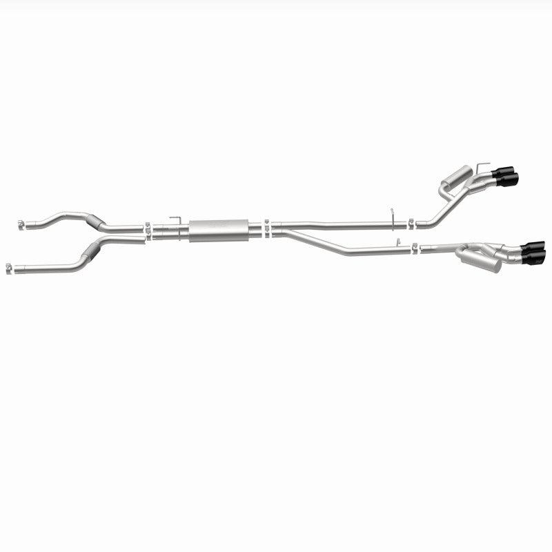 MagnaFlow 20-21 Ford Explorer 3.0L V6 Cat-Back Exhaust - Black Chrome Tips