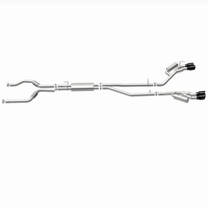 MagnaFlow 20-21 Ford Explorer 3.0L V6 Cat-Back Exhaust - Black Chrome Tips