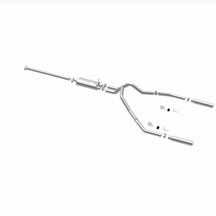 MagnaFlow Sys C/B 99 Ford F-Series Dual Exit Easy Install