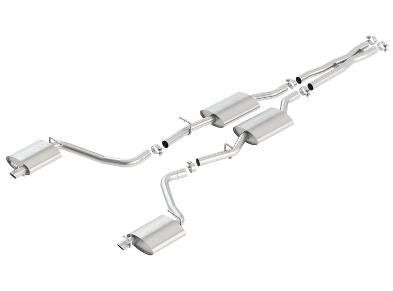 Borla Catback Exhaust S-TYPE for 2015 Dodge Challenger 3.6L V6 No Tips Factory Valance
