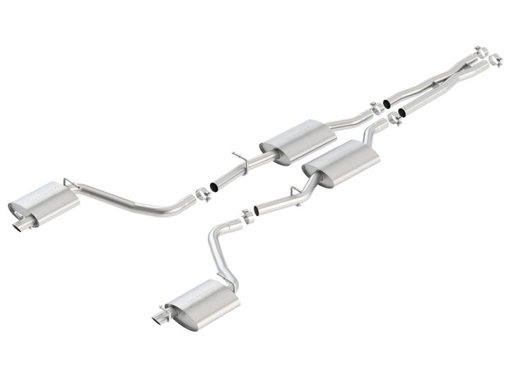 Borla Catback Exhaust S-TYPE for 2015 Dodge Challenger 3.6L V6 No Tips Factory Valance