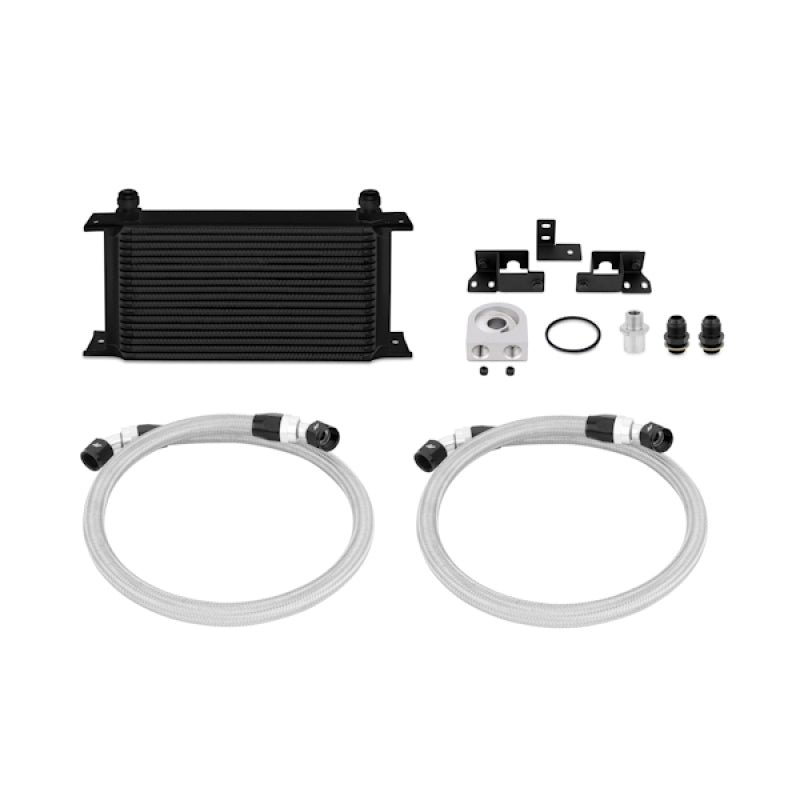 Mishimoto Oil Cooler Kit - Jeep Wrangler JK 2007-2011 - Black