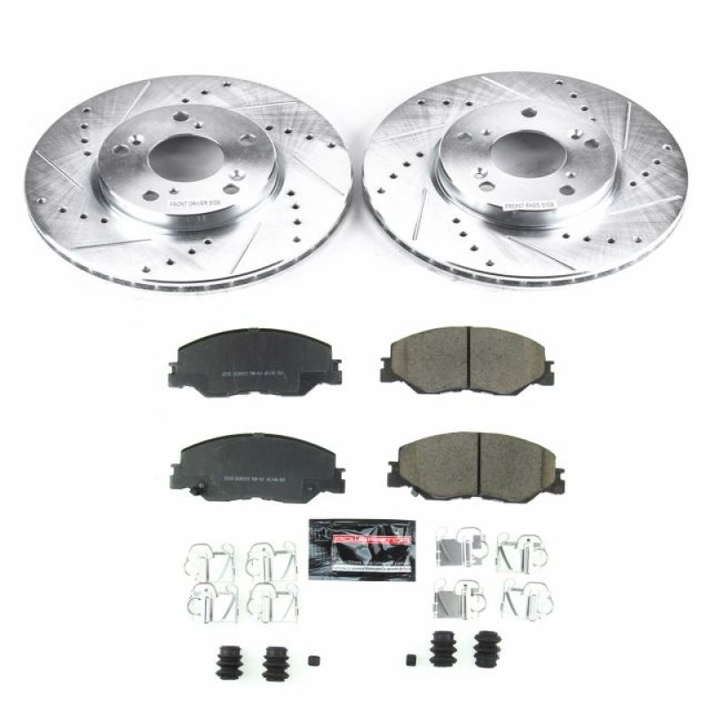PowerStop Z23 Evolution Sport Front Brake Kit - Honda Civic / Insight 2019-2024
