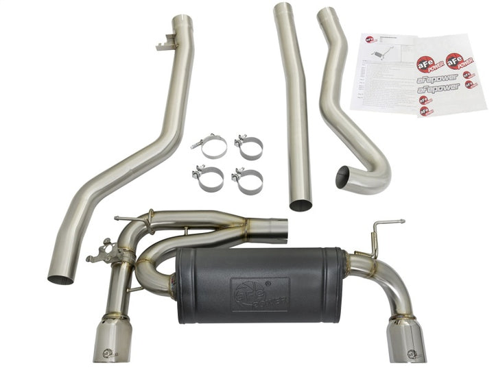 aFe POWER MACH Force-Xp Cat-Back Exhaust System for 16-17 BMW 340i/340ix 3.0L 304 Stainless Steel