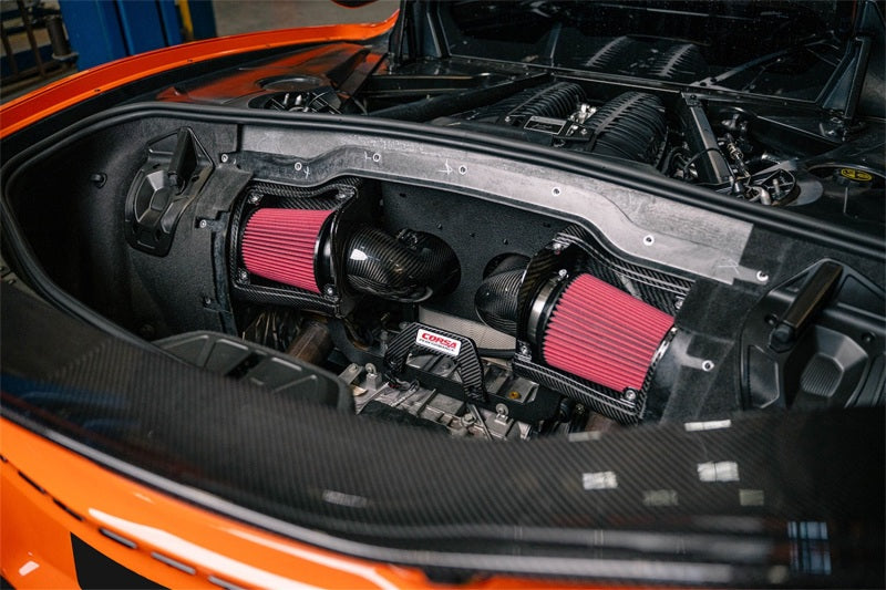 Corsa 23+ Chevy C8 Z06 Carbon Fiber Air Intake With DryTech Filter