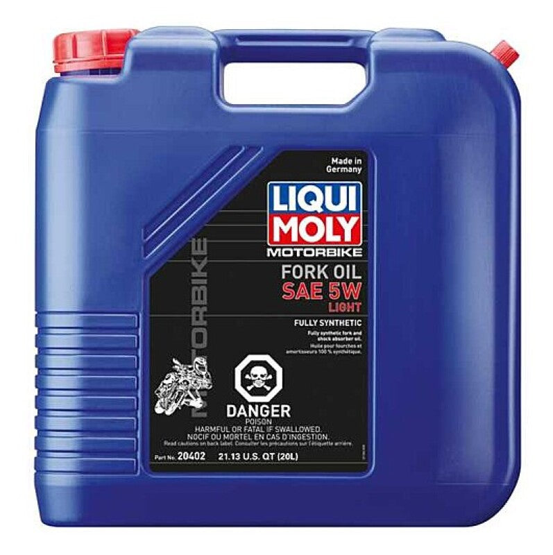 LIQUI MOLY Motorbike Fork Oil SAE 5W Light - 20L image 2