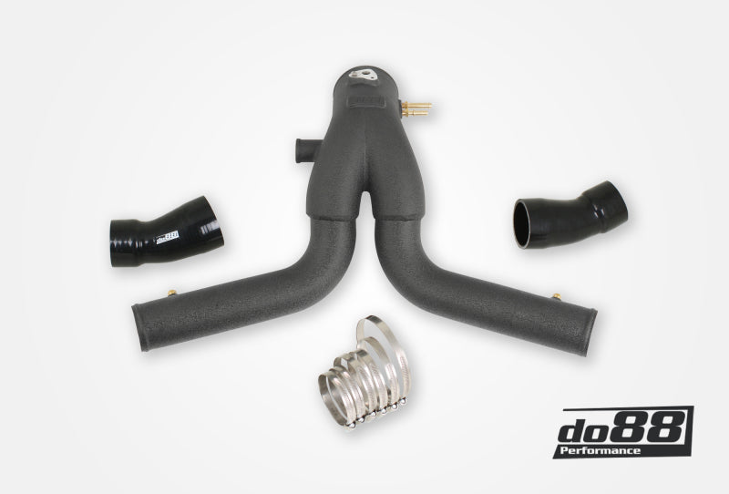 do88 Y-Pipe Kit for OEM Intercoolers - Porsche 911 Turbo (991.2) 2015-2019 - Black