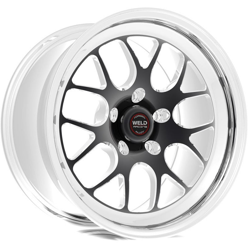 Weld S77 20x8 6x5.5 Bolt Pattern 5.5 in. Backspace Black Wheel (Low Pad) – Non-Beadlock