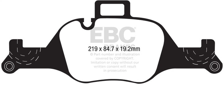 EBC Yellowstuff Front Brake Pads for 2017+ BMW 530 G30 - OneFastShop