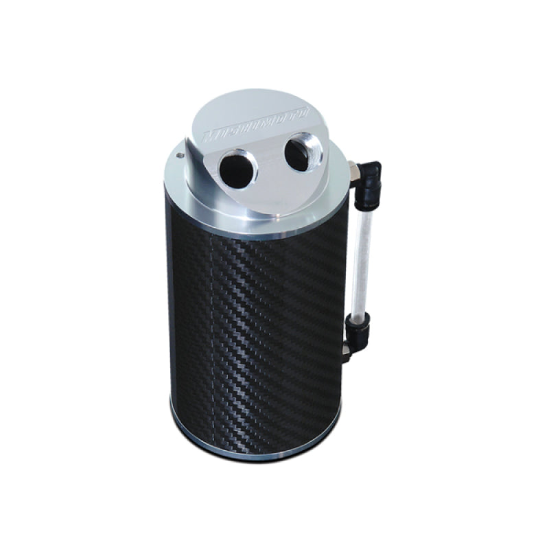 Mishimoto Carbon Fiber Oil Catch Can with 10mm Fittings