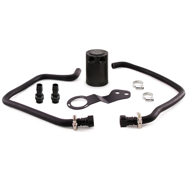 Mishimoto Baffled Oil Catch Can Kit - Black for 2016+ Chevrolet Camaro SS - OneFastShop