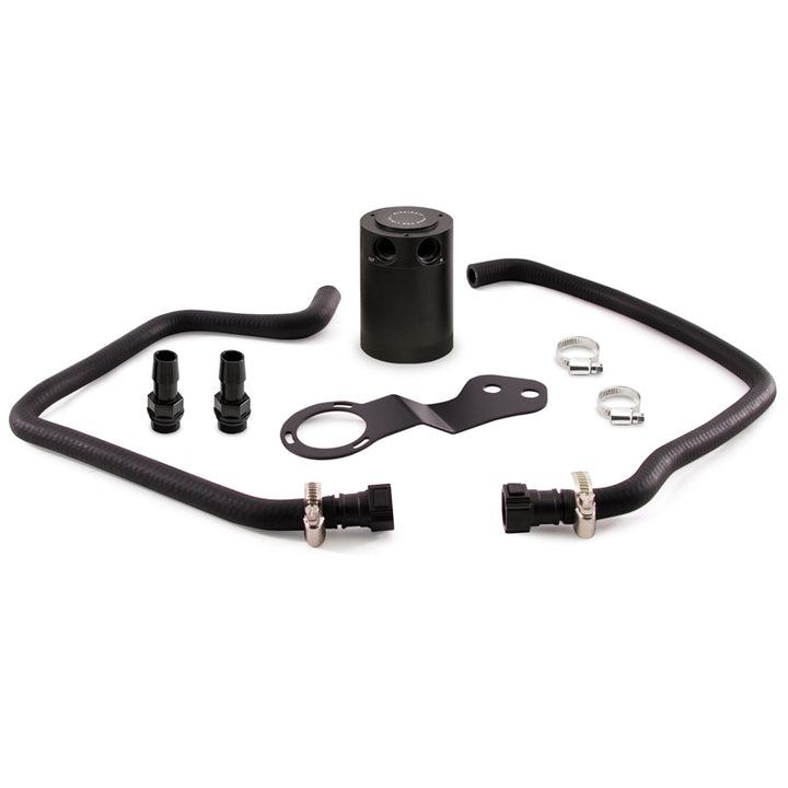 Mishimoto Baffled Oil Catch Can Kit - Black for 2016+ Chevrolet Camaro SS - OneFastShop