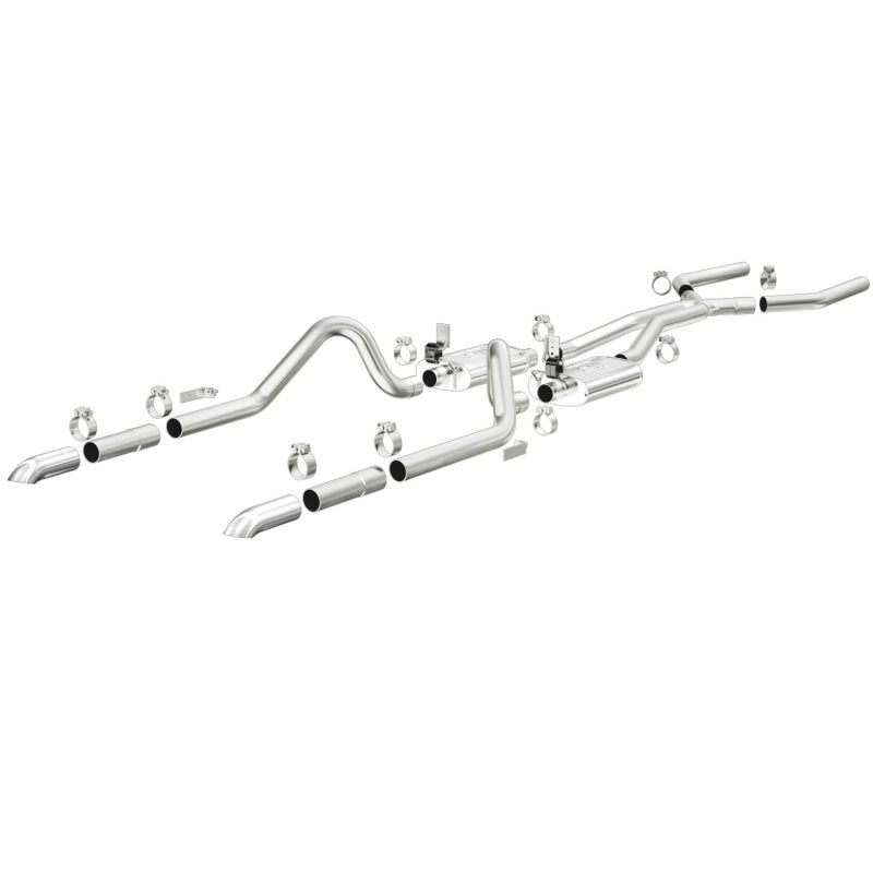 MagnaFlow Street Series Crossmember-Back Exhaust System 2.5inch - 64-66 Ford Mustang