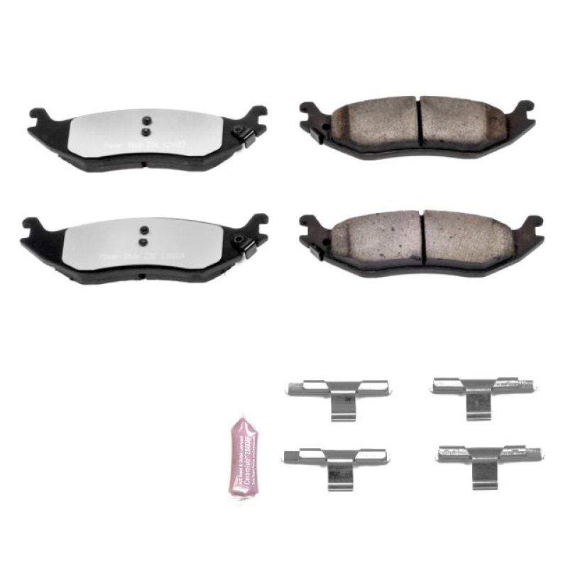 PowerStop Z36 Truck & Tow Rear Brake Pads with Hardware for 07-09 Chrysler Aspen
