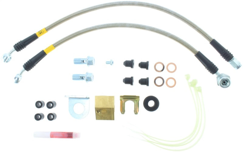 StopTech Stainless Steel Rear Brake Lines for 06-10 Jeep Grand Cherokee SRT8 - OneFastShop