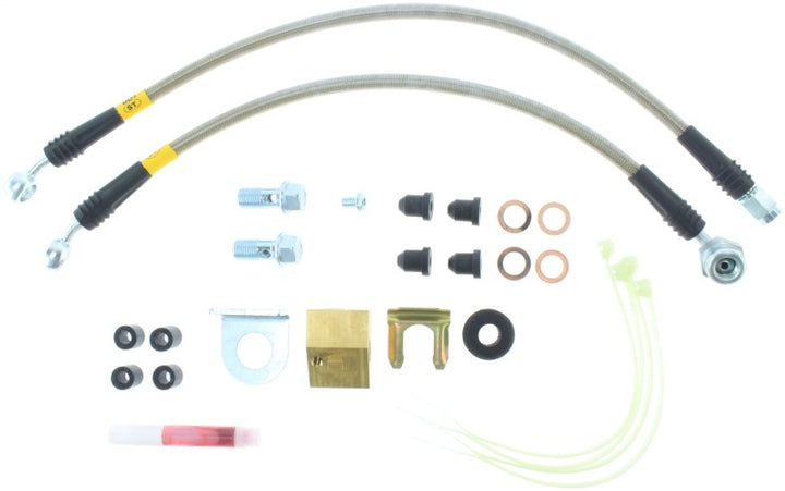 StopTech Stainless Steel Rear Brake Lines for 06-10 Jeep Grand Cherokee SRT8 - OneFastShop