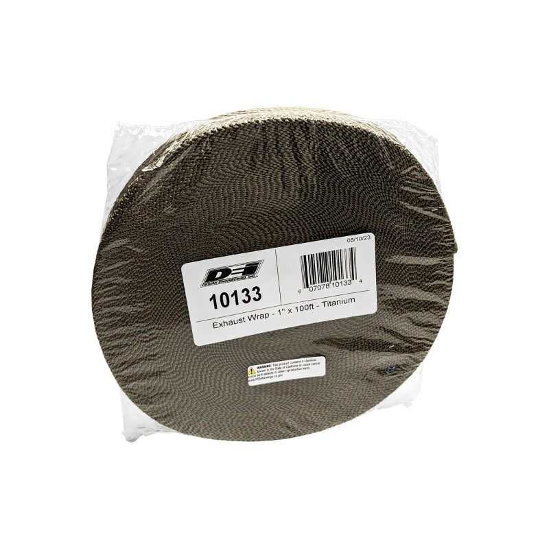 DEI Exhaust Wrap 1in x 100ft Titanium High Temp Performance