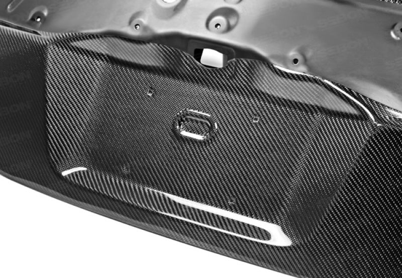 Seibon Carbon Fiber Trunk Lid for 12-13 Honda Civic 2dr OEM Style - OneFastShop