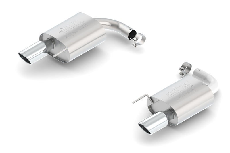 Borla ATAK Rear Section Exhaust - Ford Mustang 2015-2017 - Chrome Tips
