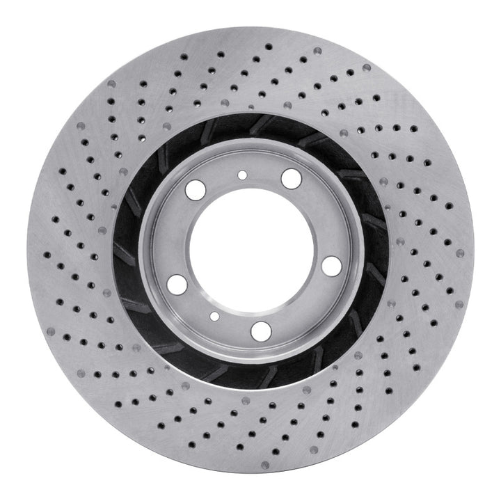 DFC 09-23 Porsche 911 Right Front Drilled Brake Rotor