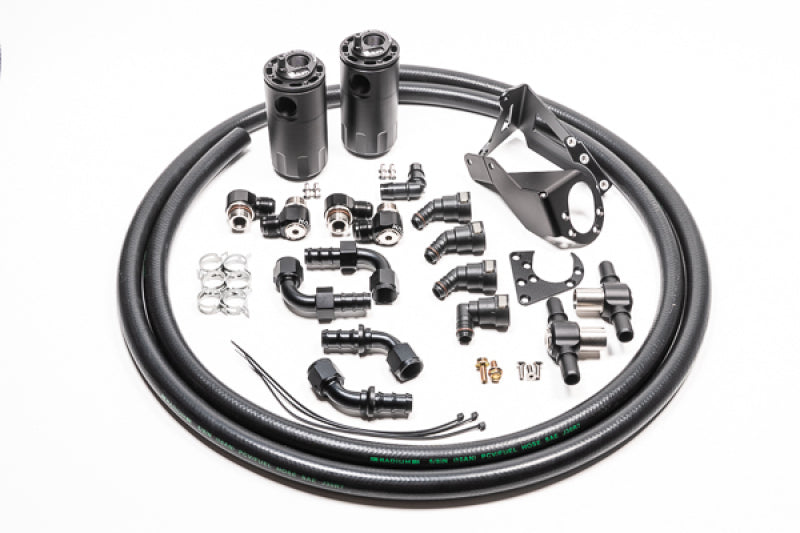 Radium Engineering Dual Catch Can Kit Fluid Lock for Nissan R32 Skyline GT-R