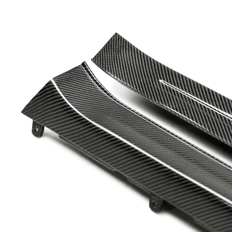 Seibon Carbon Fiber Door Sills for 09-10 Nissan GTR R35 (Pair) - OneFastShop