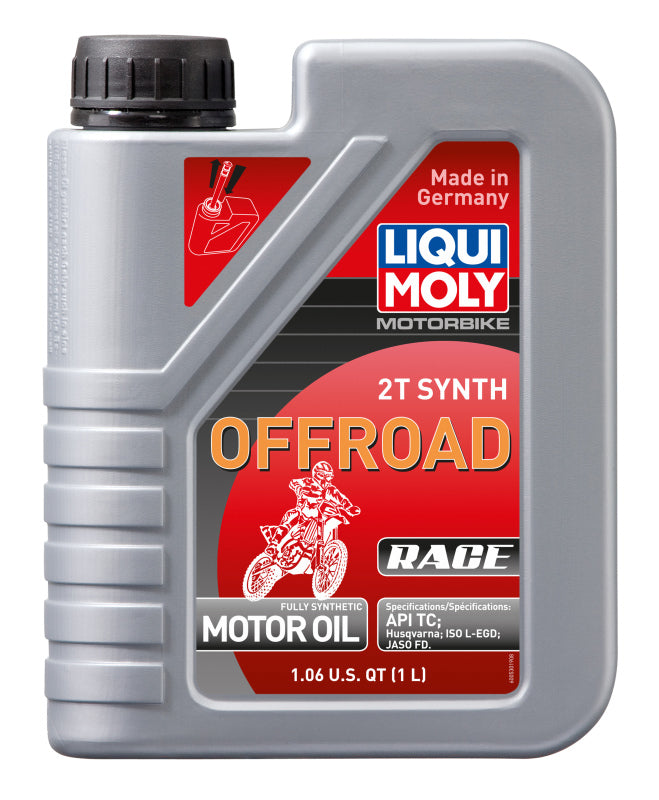 LIQUI MOLY 2T Synth Offroad Race Motorbike Oil - 1L Bottle