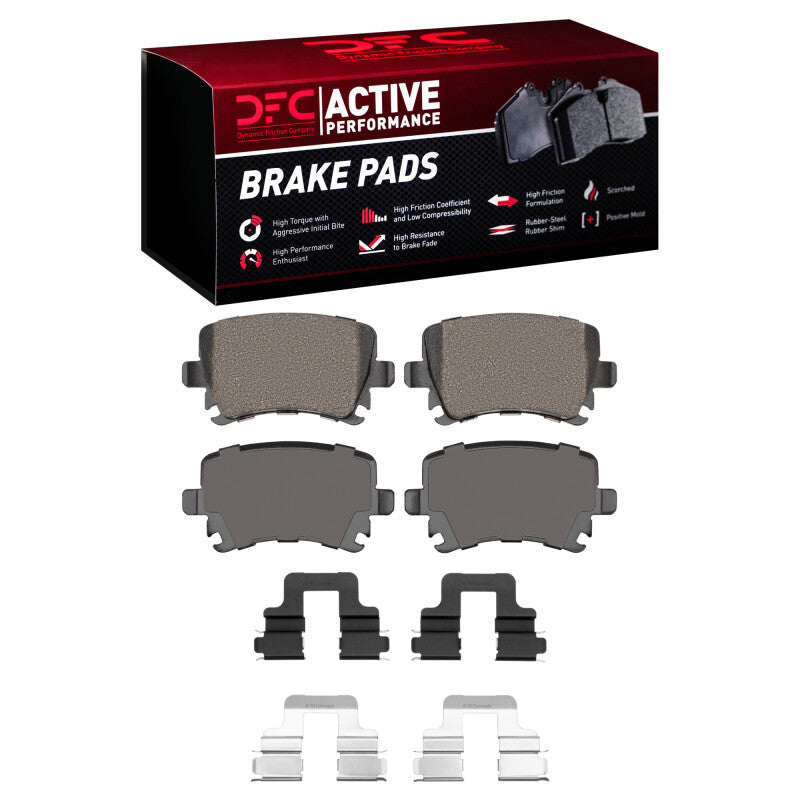 DFC Active Performance Rear Brake Pads - Audi A4 / VW GTI / Jetta 2005-2018