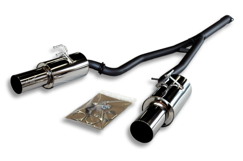 HKS Hi-Power Dual Tip Catback Exhaust for 2008-2009 Evo 10 - OneFastShop