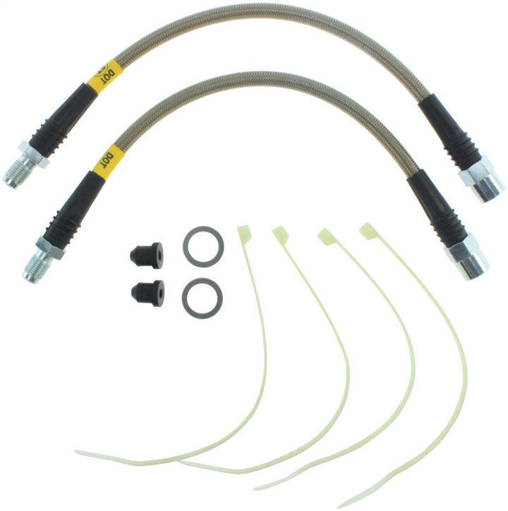 StopTech Rear SS Brake Line Kit for 06-09 Lexus GS 300/350/400/430/450H and 09-10 IS 250/300/350 - OneFastShop