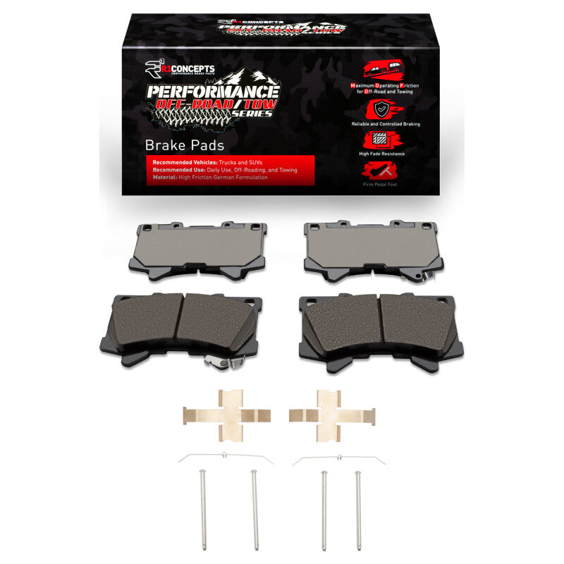 R1 2022-2025 Lexus GX550 Front Off-Road/Tow Brake Pads and Hardware Kit