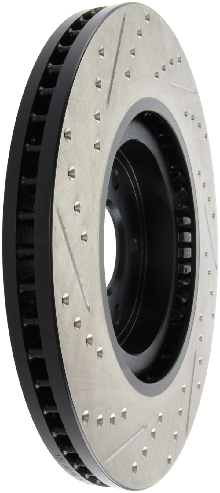 StopTech SportStop Slotted & Drilled Front Left Rotor for Infiniti G37 / Nissan 370Z - OneFastShop