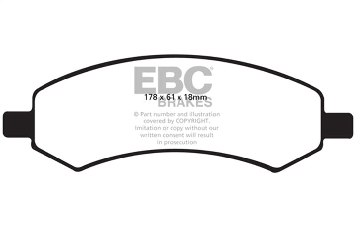 EBC Greenstuff Front Brake Pads for 06-09 Chrysler Aspen 4.7 - OneFastShop