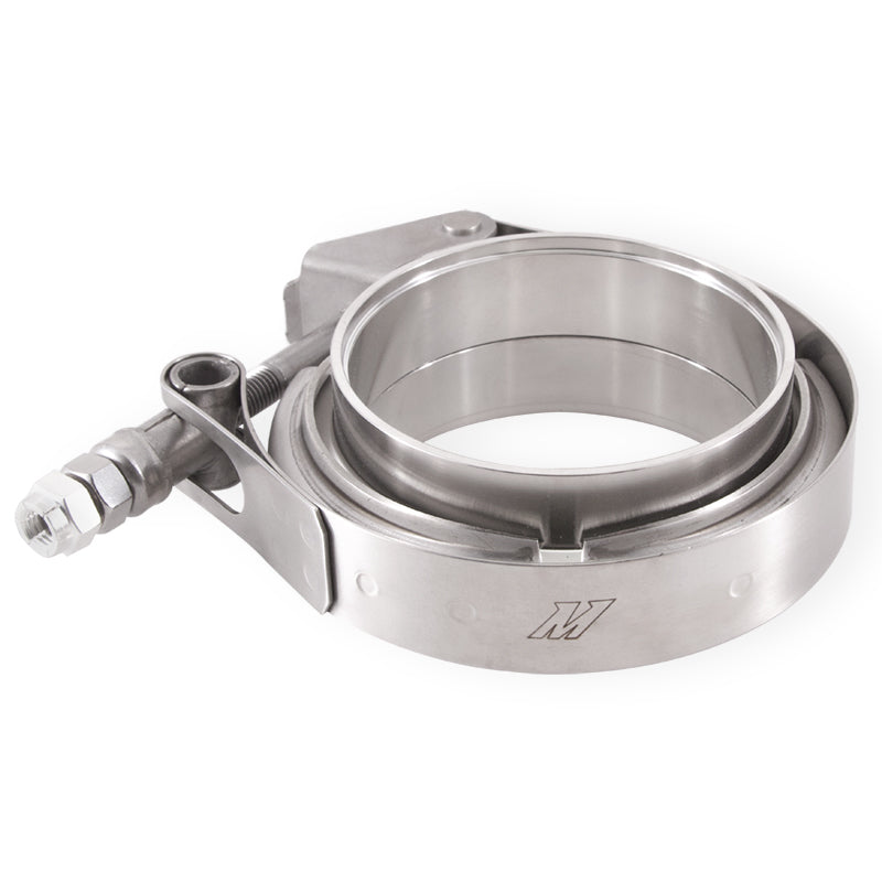 Mishimoto Stainless Steel V-Band Clamp - 3in Durable Design for Intake Exhaust Connection - OneFastShop