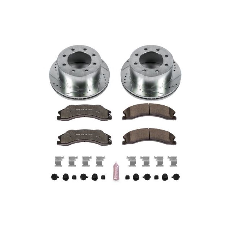 PowerStop Z36 Truck & Tow Rear Brake Kit - Chevrolet Silverado / GMC Sierra 3500 HD 2011-2019