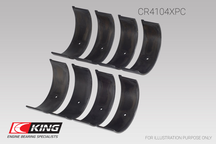 King Engine Bearings Performance Coated Rod Bearing Set for Audi/VW 83-03 1.6L/1.8L/2.0L