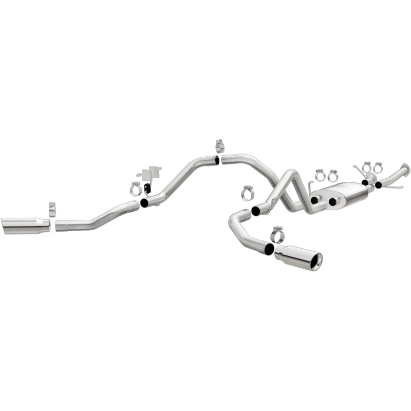 Magnaflow Street Series Cat-Back Exhaust System for Toyota Tundra 4.6L/5.7L V8 SS 2.5 Dual Split Rear 4in Tip - OneFastShop