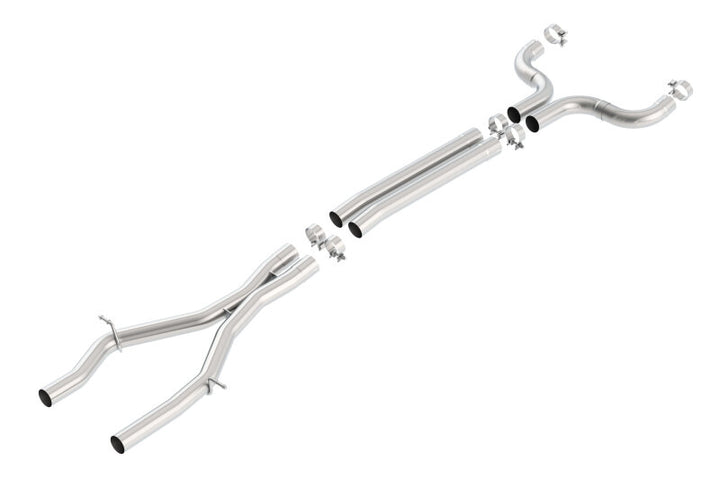 Borla X-Pipe with Mid Pipes for 2016-2024 Camaro SS 6.2L V8 - OneFastShop