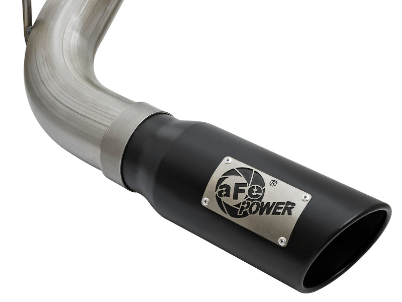 AFe MACHForce XP 2.5in Cat-Back Exhaust System with Black Tip for Nissan Frontier 17-19 V8-5.6L